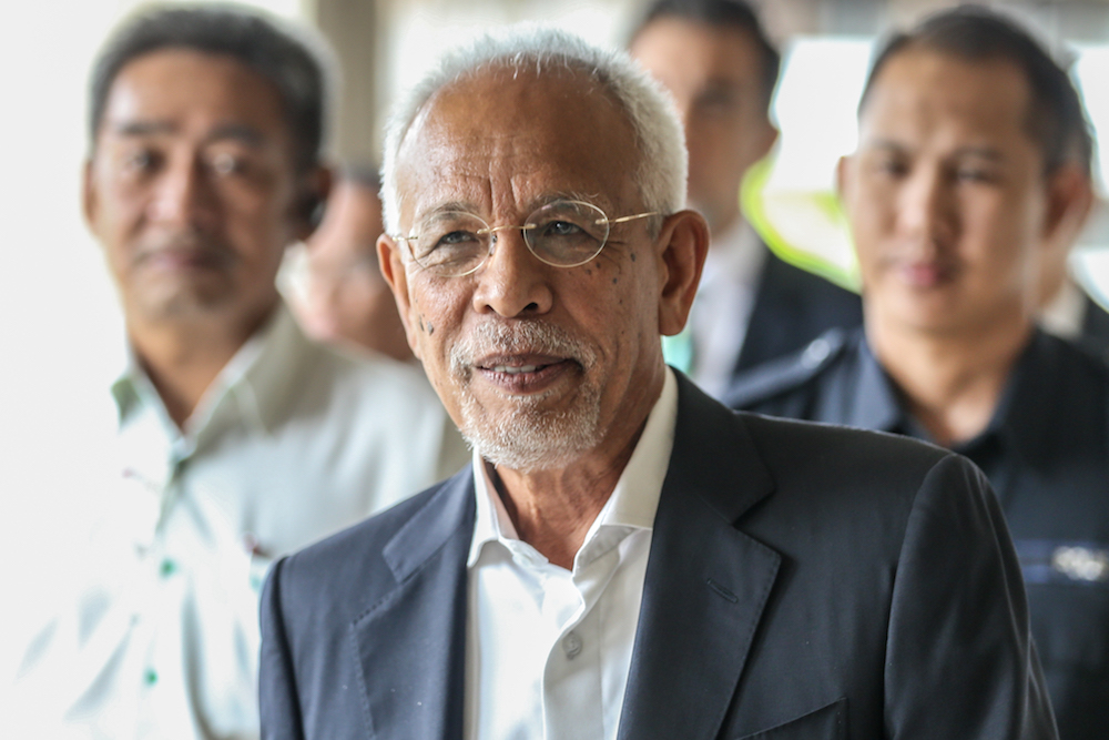 Tan Sri Shahrir Samad is pictured at the Kuala Lumpur High Court January 21, 2020. u00e2u20acu201d Picture by Firdaus Latif