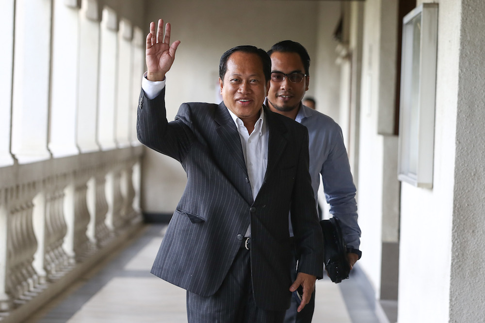 Datuk Seri Ahmad Maslan is pictured at the Kuala Lumpur High Court January 21, 2020. u00e2u20acu201d Picture by Yusof Mat Isa