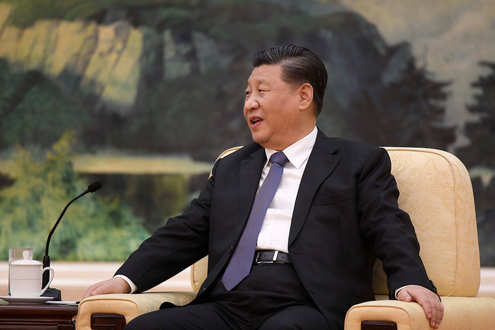 Chinese President Xi jinping speaks during a meeting with Tedros Adhanom, director general of the World Health Organisation, at the Great Hall of the People in Beijing, China, January 28, 2020. u00e2u20acu201d Reuters picnn