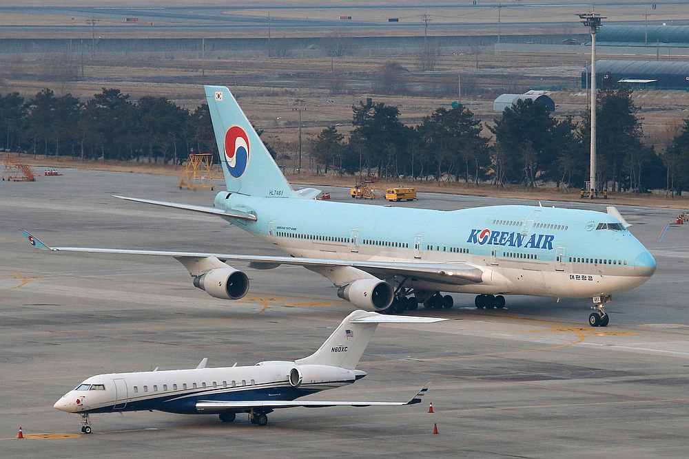 A chartered Boeing 747-400 plane carrying evacuated South Koreans from Wuhan arrives at Gimpo International Airport in Gimpo, South Korea January 31, 2020. u00e2u20acu201d Reuters pic