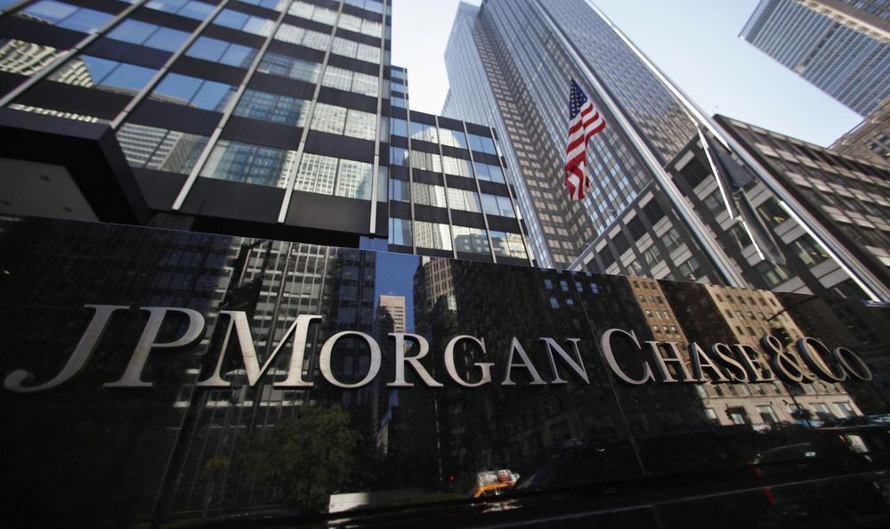 A sign outside the headquarters of JP Morgan Chase & Co in New York, September 19, 2013. u00e2u20acu201d Reuters pic