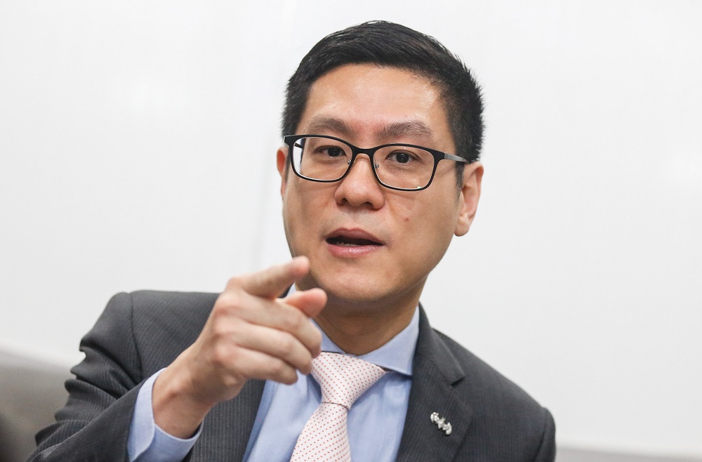Penang State Exco Zairil Khir Johari speaks during a press conference at the Komtar building in George Town February 4, 2020. u00e2u20acu201d Picture by Sayuti Zainudin