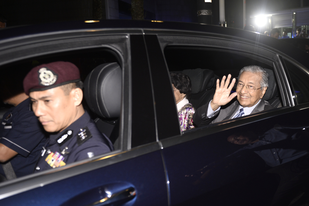 Interim Prime Minister Tun Dr Mahathir Mohammad leaves Yayasan Al-Bukhary February 29, 2020. u00e2u20acu201d Picture by Miera Zulyana 