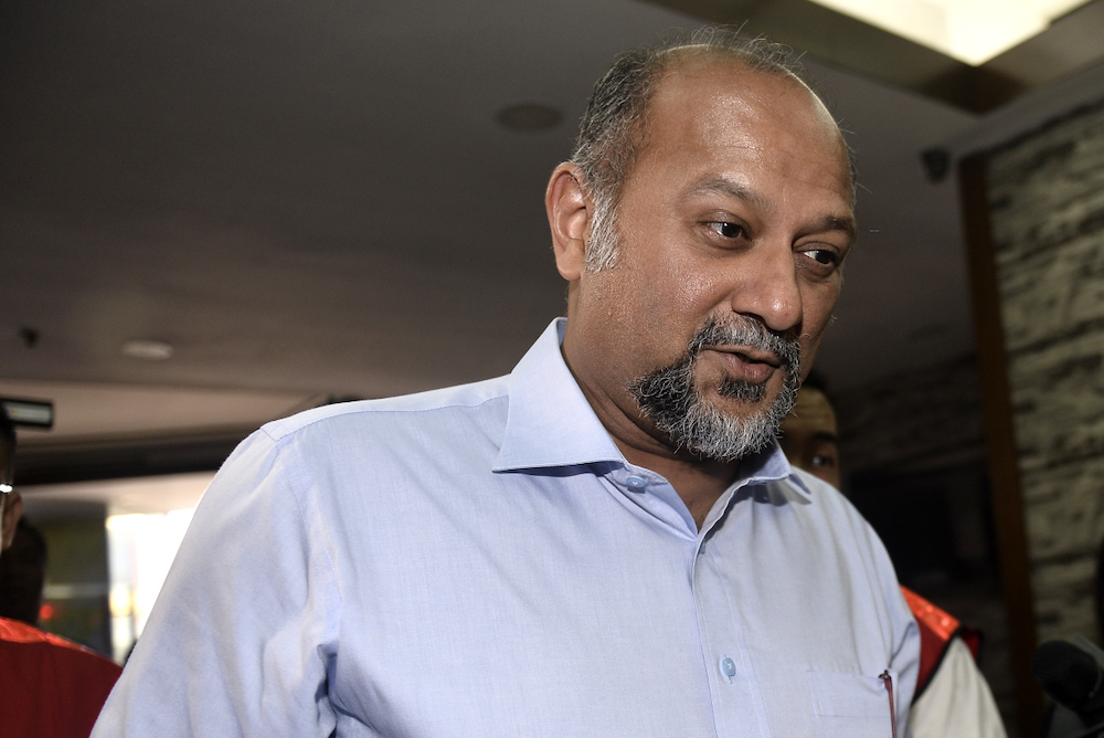 Minister of Communication and Multimedia, Gobind Singh Deo arrives for the DAP meeting at the DAP headquarters, February 24, 2020. u00e2u20acu201d Picture by Miera Zulyana 