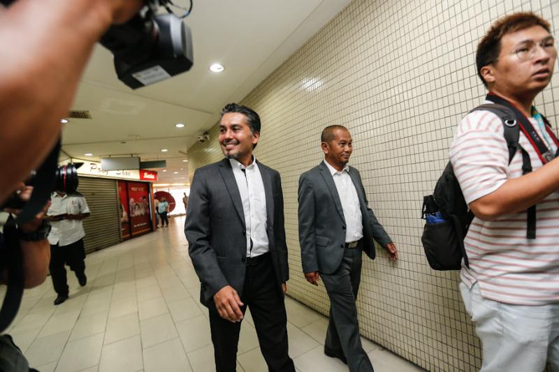 Bertam assemblyman Khaliq Mehtab Mohd Ishaq (left) is pictured in Komtar, George Town February 27, 2020. u00e2u20acu2022 Picture by Sayuti Zainudin