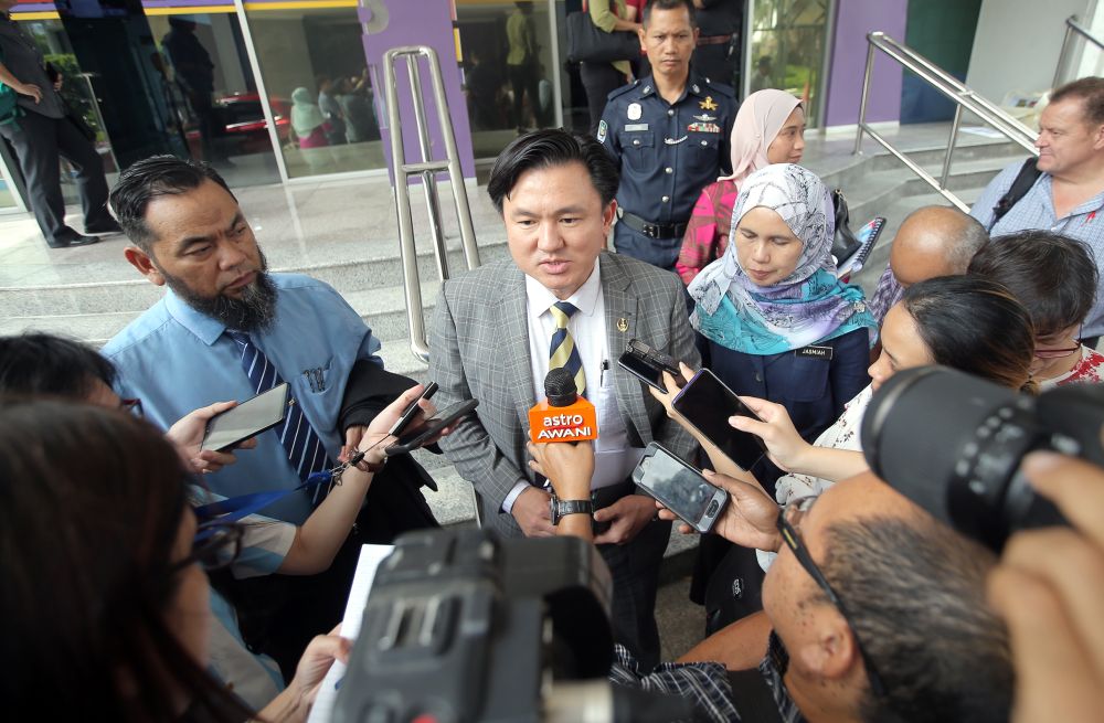 Perak state executive councillor Paul Yong speaks to reporters at the Ipoh City Council office in Ipoh February 18, 2020. u00e2u20acu201d Picture by Farhan Najib