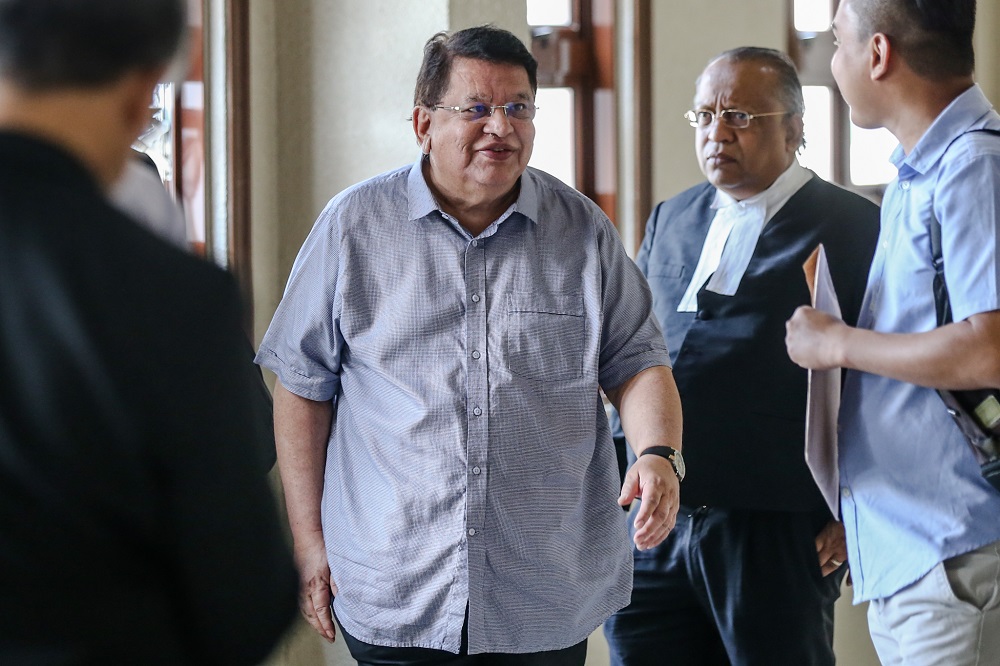 Datuk Seri Tengku Adnan Tengku Mansor is pictured at the Kuala Lumpur High Court March 4, 2020. u00e2u20acu201d Picture by Firdaus Latif