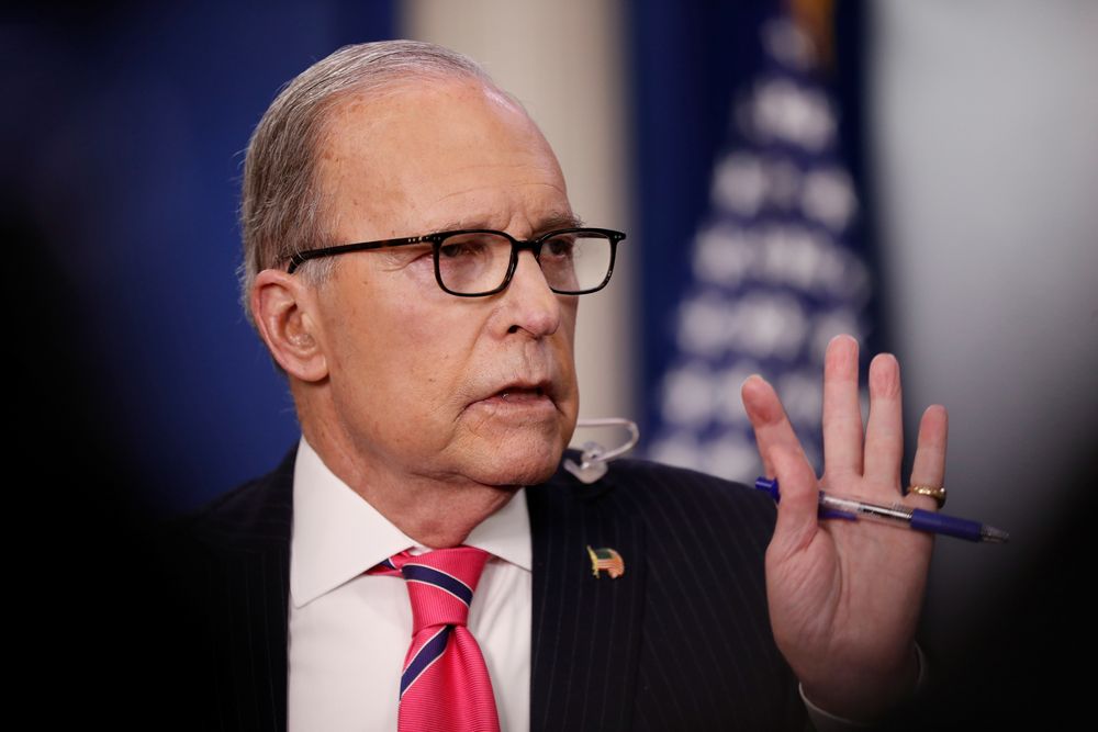 Director of the National Economic Council Larry Kudlow speaks to reporters inside the Brady Press Briefing room at the White House in Washington, February 13, 2020. u00e2u20acu201d Reuters pic