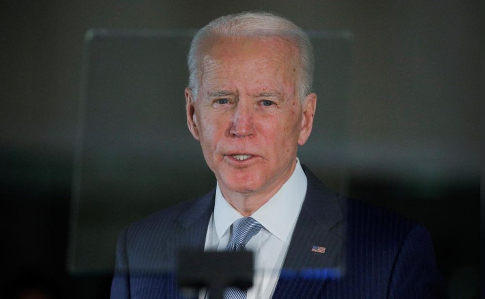 Democratic US presidential candidate and former Vice President Joe Biden speaks during a primary night speech at The National Constitution Center in Philadelphia, Pennsylvania, US, March 10, 2020. u00e2u20acu201d Reuters pic