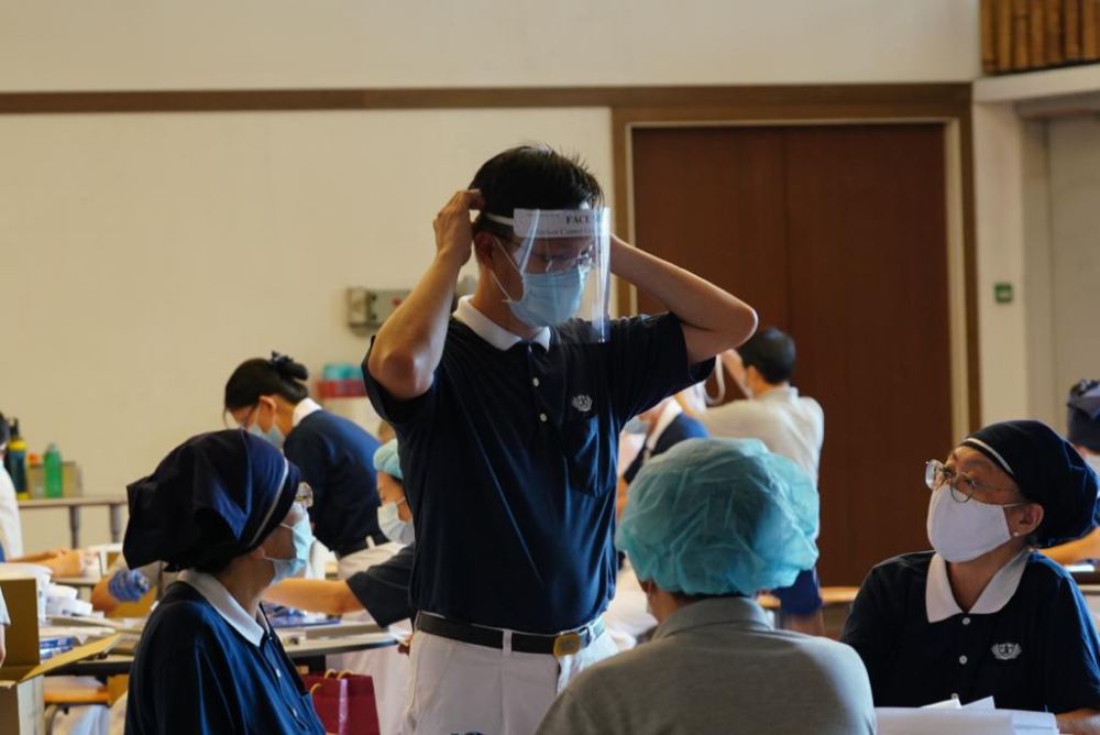 The Tzu Chi volunteers have managed to produce 1,000 pieces of face shield in the course of two days. u00e2u20acu2022 Picture courtesy of Tzu Chi Foundation Malaysia