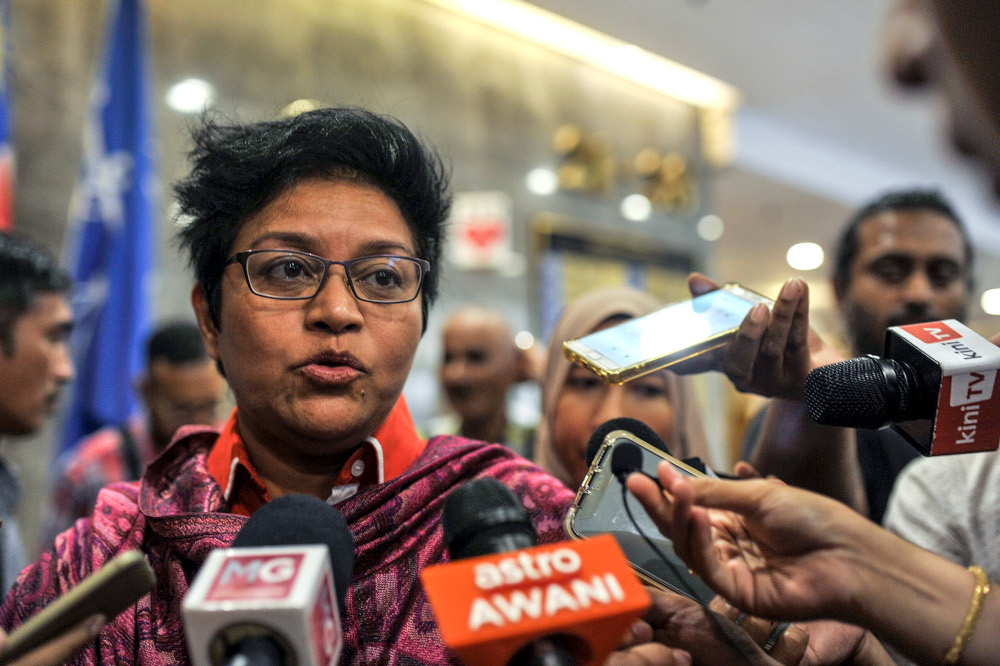 Dewan Rakyat Deputy Speaker Datuk Seri Azalina Othman Said argued that the AG, as a product of the Constitution, should neither be a representative of the executive arm of the government nor the judiciary. — Picture by Shafwan Zaidon