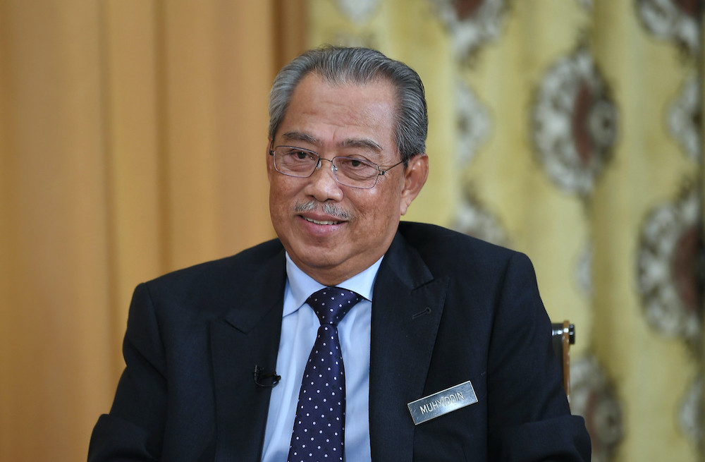 Tan Sri Muhyiddin Yassin announced today that the party will amend several things in its constitution, including the establishment of an associate member wing. — Bernama pic