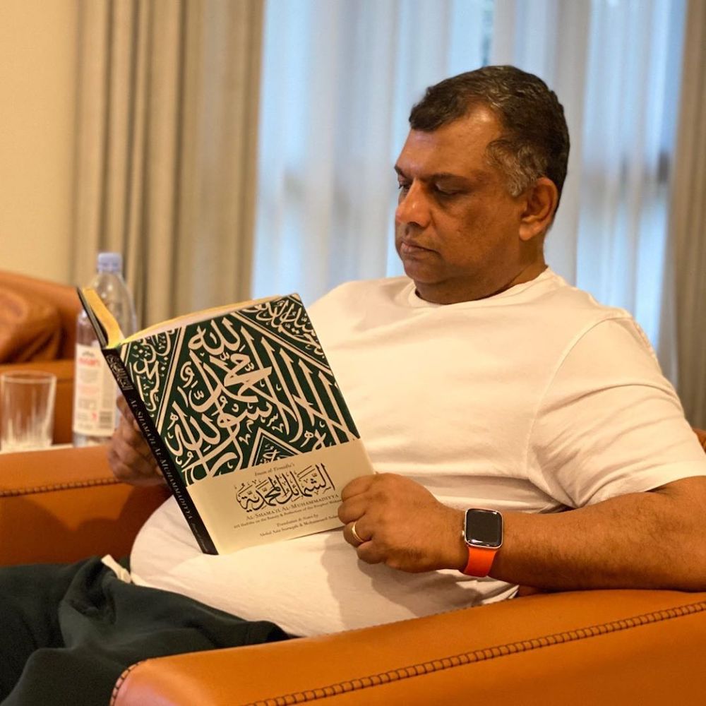 The AirAsia group CEO says he’s using his spare time to understand his ‘brothers, sisters and their religion’. — Picture from Instagram/Tony Fernandes