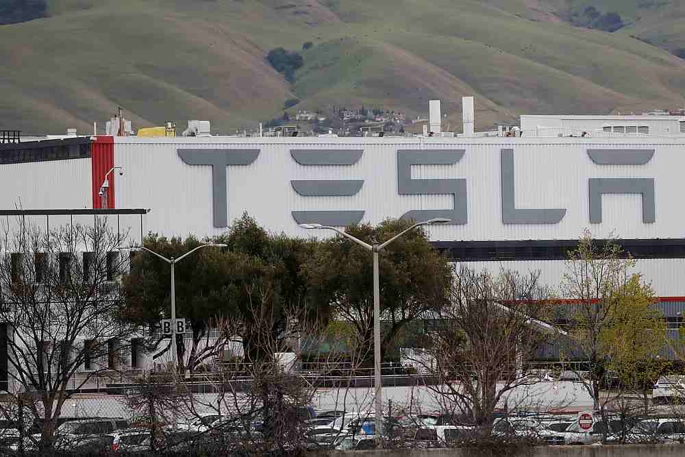 A view of Tesla Inc's US vehicle factory in Fremont, California March 18, 2020. u00e2u20acu201d Reuters pic