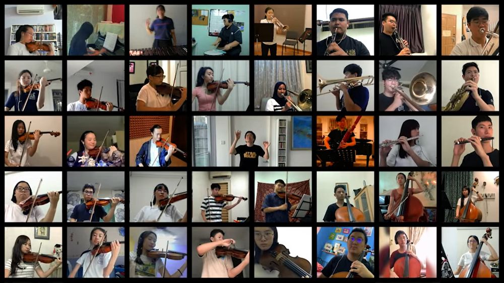 The Malaysian Philharmonic Youth Orchestra ensemble create a special music video to pay tribute to Malaysiau00e2u20acu2122s Covid-19 frontliners. u00e2u20acu201d Screengrab via Facebook/malaysianphilharmonic