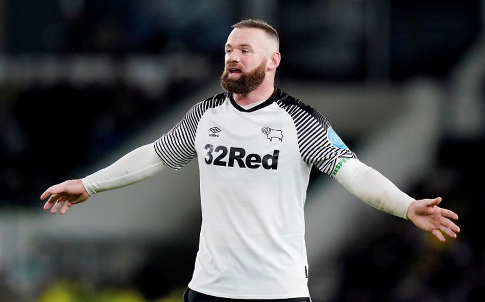 Derby Countyu00e2u20acu2122s Wayne Rooney reacts during the FA Cup Fifth Round match Derby County v Manchester United at Pride Park, Derby, Britain,  March 5, 2020. u00e2u20acu201d Reuters pic