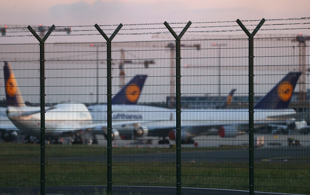 Airplanes of German carrier Lufthansa are parked on the tarmac at the airport in Frankfurt May 25, 2020. u00e2u20acu201d Reuters pic