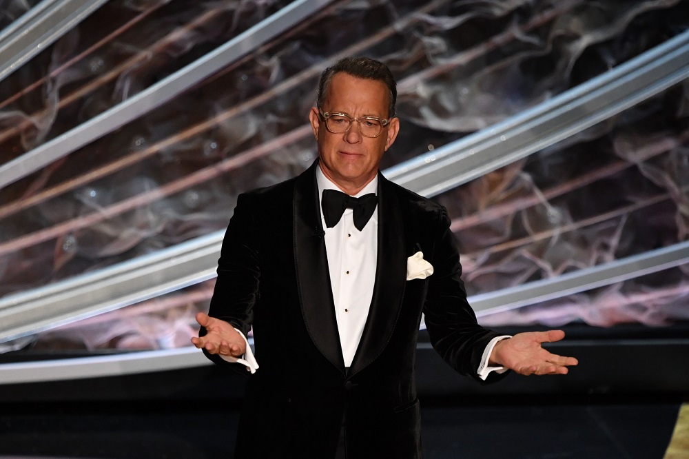 US actor Tom Hanks at the 92nd Academy Awards, February 2020. u00e2u20acu201d AFP pic