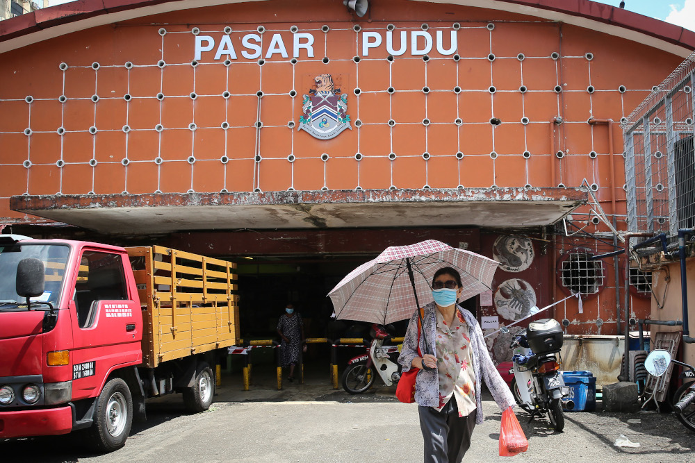 A general view of Pudu market in Kuala Lumpur May 12, 2020. u00e2u20acu201d Picture by Yusof Mat Isa