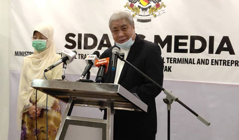 Deputy Chief Minister Datuk Amar Awang Tengah Ali Hasan says he is grateful that the objectives of delivering the food aid programme have been achieved, May 8, 2020. u00e2u20acu2022 Picture courtesy of the Sarawak Public Communications Unit (Ukas)