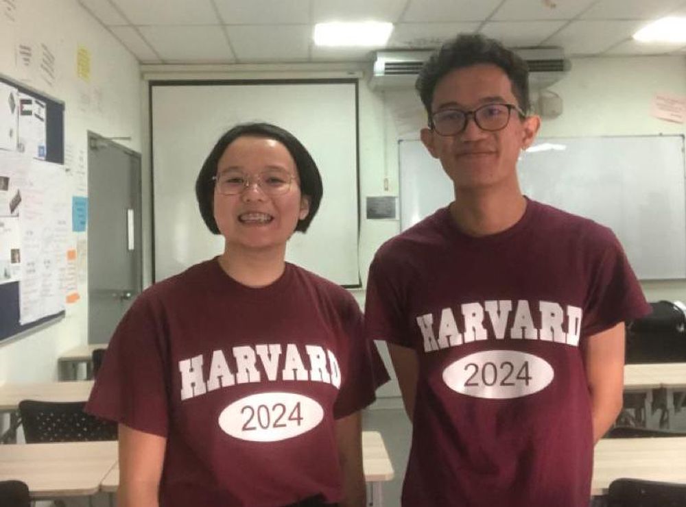 Chin (left) and Aqil are the first Malaysians to be accepted to Harvard University since 2017. u00e2u20acu201d Picture courtesy of Zad Chin Qi Qi