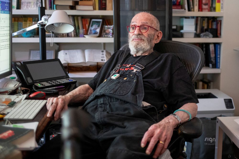 AIDS activist and author Larry Kramer poses for a portrait in his apartment in New York June 24, 2019. u00e2u20acu201d Reuters pic