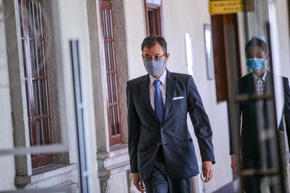 Datuk Shahrol Azral Ibrahim Halmi is pictured at the Kuala Lumpur Court Complex June 30, 2020. — Picture by Hari Anggara