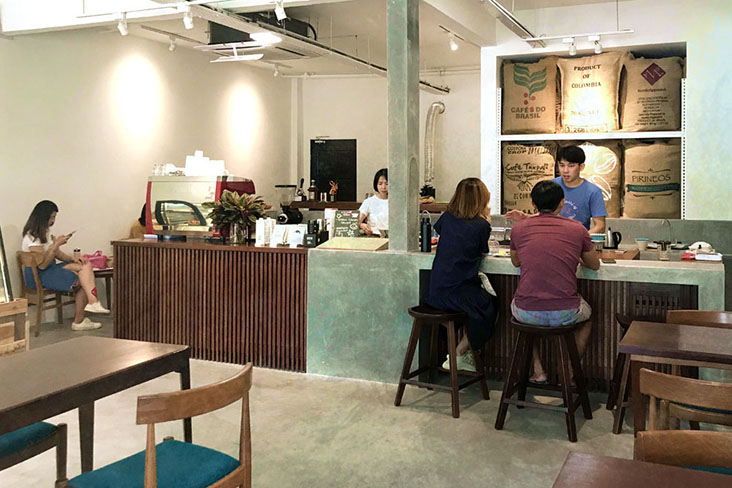 Sweet Blossom Coffee Roasters expanded their café last year, before the lockdown — Pictures by CK Lim