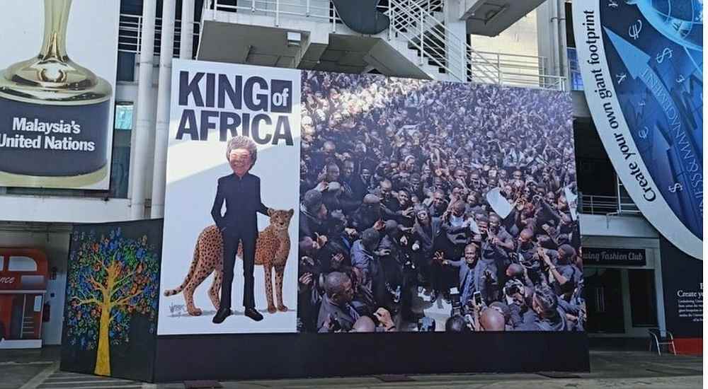 The billboard was pushed into the spotlight amid Black Lives Matter protests happening in the United States. u00e2u20acu201d Picture from Twitter/lisajariffin