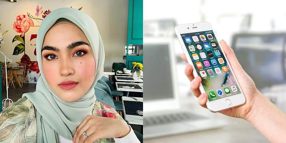 Elfira says she bought the phone to prevent her son from trying to play with hers. u00e2u20acu201d Pictures from Instagram/ elfiraloy and Pexels