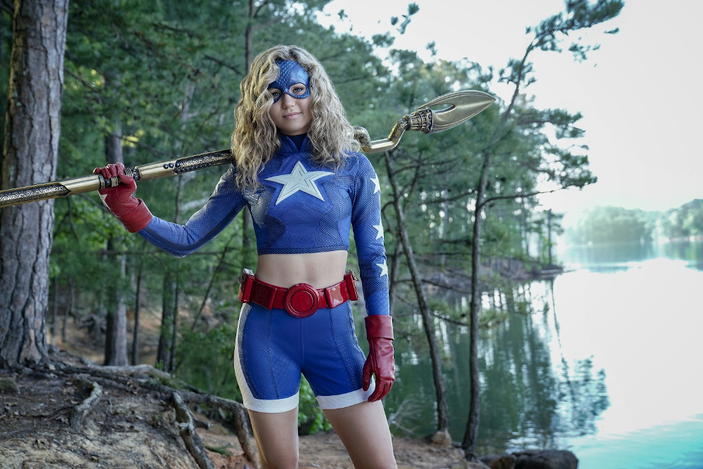 The 21-year-old US actress also talks about her tight costume which ripped while playing the DC Comics superhero in the latest Warner TV series. u00e2u20acu201d Picture courtesy of Warner TV