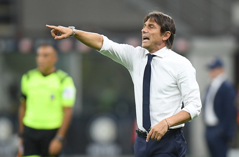 Inter Milan coach Antonio Conte reacts during the match against Fiorentina July 23, 2020. u00e2u20acu2022 Reuters pic