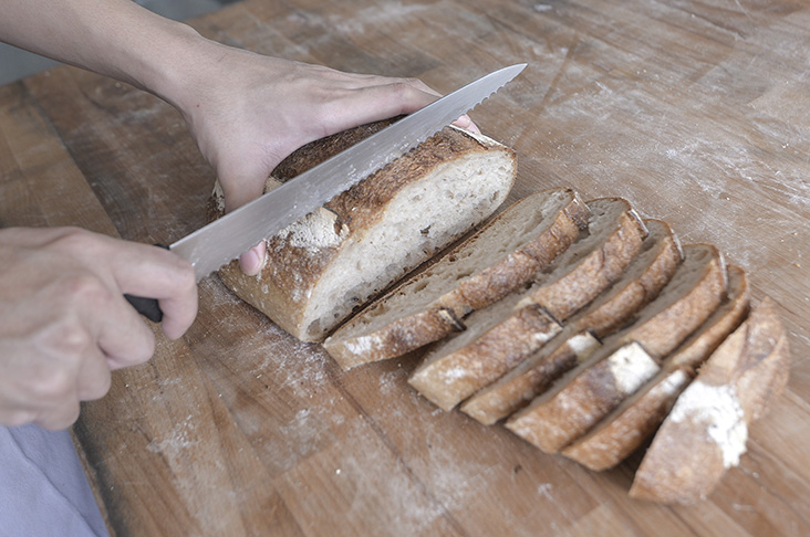 Dou Dou Bake’s signature bread is Koay’s sourdough made from ancient grains.