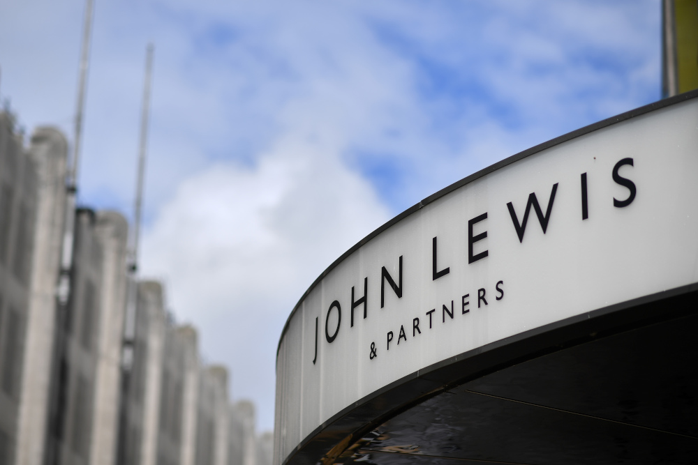 In this file photo taken July 2, 2020 shows the entrance to a John Lewis store in Oxford Street, central London. u00e2u20acu201d AFP pic 