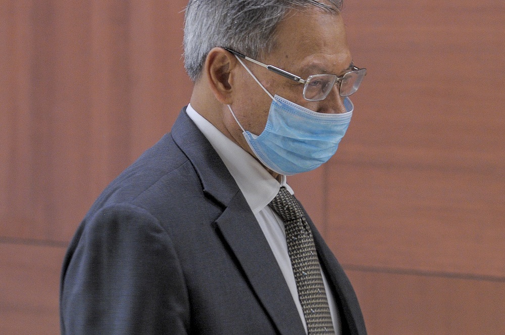 Minister in the Prime Minister's Department (Economy) Datuk Seri Mustapa Mohamed is pictured at Parliament in Kuala Lumpur July 22, 2020. u00e2u20acu201d Picture by Shafwan Zaidon
