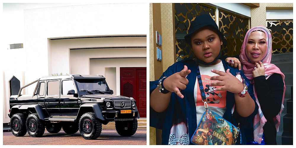 Cosmetics mogul Datuk Seri Vida offered her daughter Cik B a RM2.1 million Mercedes SUV if she manages to lose weight and becomes fair-skinned. u00e2u20acu201d Picture courtesy of Instagram/ cikb_havoc66 and k_cars