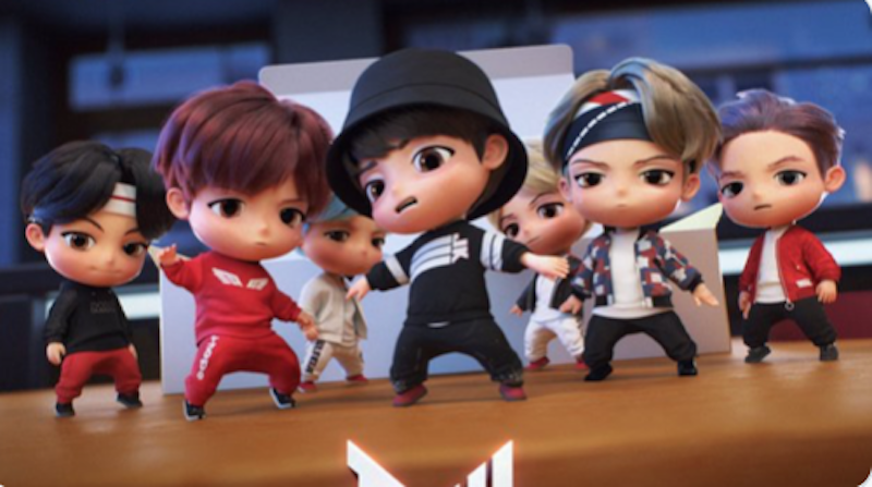 TinyTAN consists of BTS-inspired animated characters. u00e2u20acu201d Picture courtesy of Twitter/TinyTAN@official