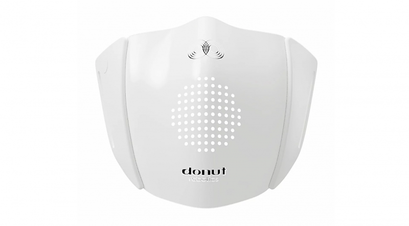 The C-Face Smart mask is a mask that you can use with an app to transcribe dictation, amplify the weareru00e2u20acu2122s voice, and translate speech into eight different languages. u00e2u20acu201d Picture by Donut Robotics via SoyaCincau