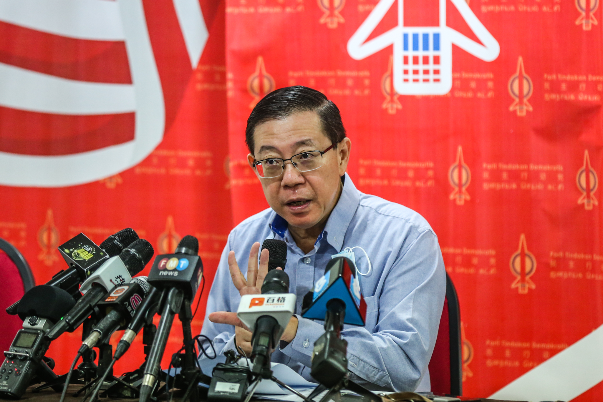 DAP secretary general Lim Guan Eng speaks during a press conference in Kuala Lumpur August 28, 2020. u00e2u20acu201d Picture by Firdaus Latif