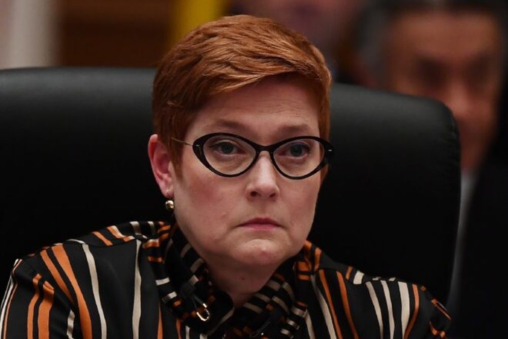 Foreign Minister Marise Payne said Australia was told on August 14 that journalist Cheng Lei was being held by Beijing authorities. u00e2u20acu201d AFP file pic