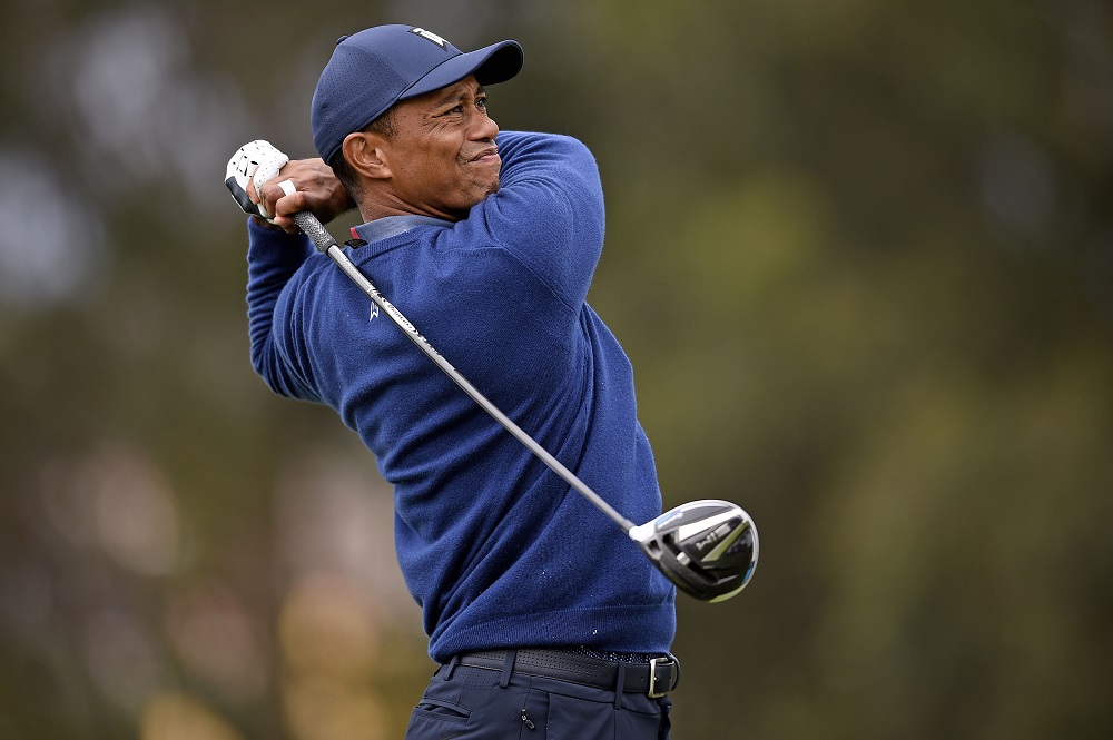 Tiger Woods tees off on the 4th during the first round of the 2020 PGA Championship golf tournament at TPC Harding Park. u00e2u20acu2022 Kelvin Kuo-USA TODAY Sports pic via Reuters