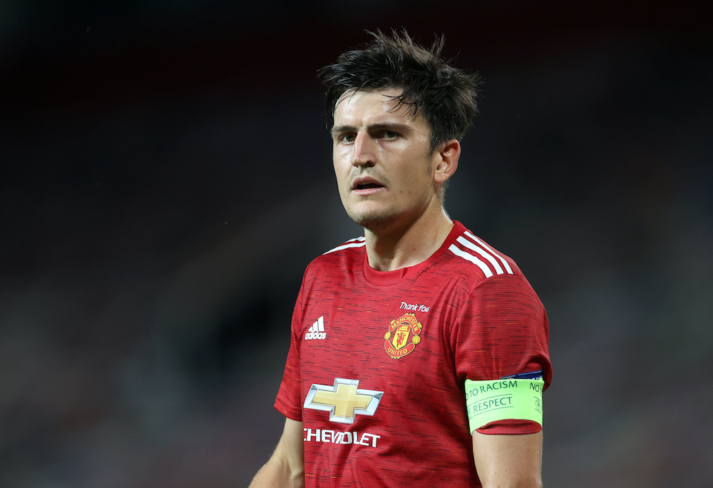 File photo of Manchester Unitedu00e2u20acu2122s Harry Maguire, during the match against LASK Linz at the Old Trafford in Manchester, August 5, 2020. u00e2u20acu201d Reuters pic