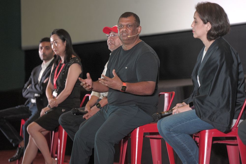 AirAsia Group CEO Tony Fernandes answers queries after the media briefing on AirAsia Digital at NU Sentral, Kuala Lumpur September 24, 2020. — Picture by Shafwan Zaidon