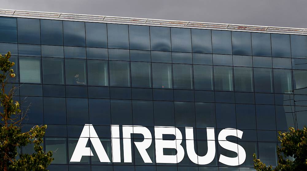 The logo of Airbus is seen at the Airbus Defence and Space facility in Elancourt, near Paris, France July 1, 2020. u00e2u20acu201d Reuters pic