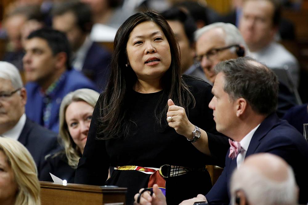 Canada's Minister of Small Business, Export Promotion and International Trade Mary Ng speaks in the House of Commons on Parliament Hill in Ottawa, Ontario Canada December 12, 2019. — Reuters pic