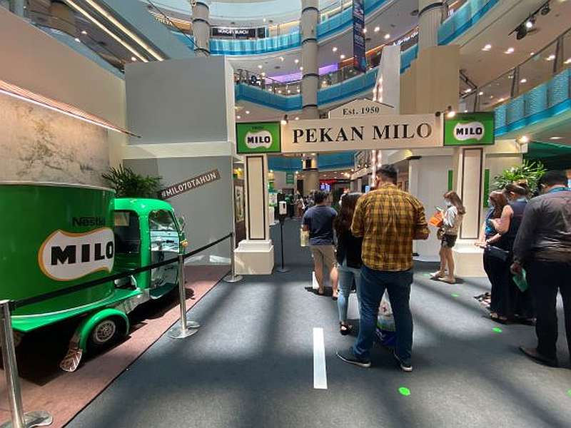 From now to September 6, visit Pekan Milo at Sunway Pyramid where visitors can take a trip down memory lane through Milo’s 70-year history and a glimpse into the brand's future. — Picture courtesy of  Nestle Malaysia 
