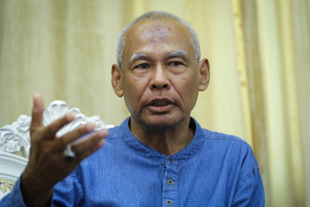 Former IGP Tan Sri Musa Hassan speaks during a press conference in Shah Alam September 24, 2020. u00e2u20acu2022 Picture by Yusof Mat Isa