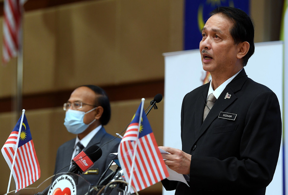 Health director-general Tan Sri Dr Noor Hisham Abdullah during a press conference regarding the number of people infected with Covid-19 at the Health Ministry in Putrajaya, September 10, 2020. u00e2u20acu201d Bernama pic