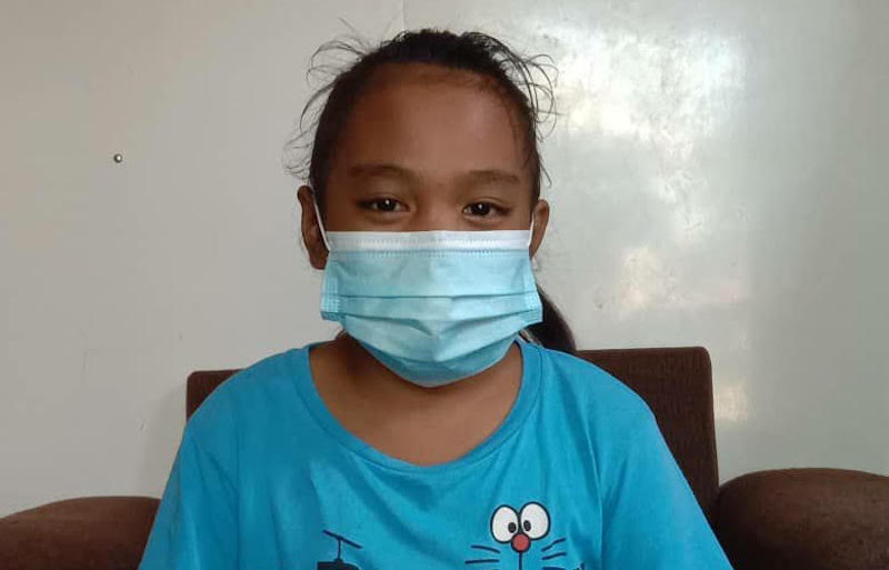Marissa’s condition means she has to receive regular blood transfusions at the hospital three or four times a month. — Picture courtesy of Marissa’s mother