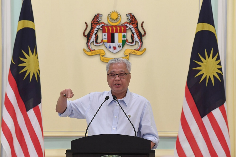 Senior Minister Datuk Seri Ismail Sabri Yaakob during a press conference at the Perdana Putra building in Kuala Lumpur October 3, 2020. u00e2u20acu201d Bernama pic